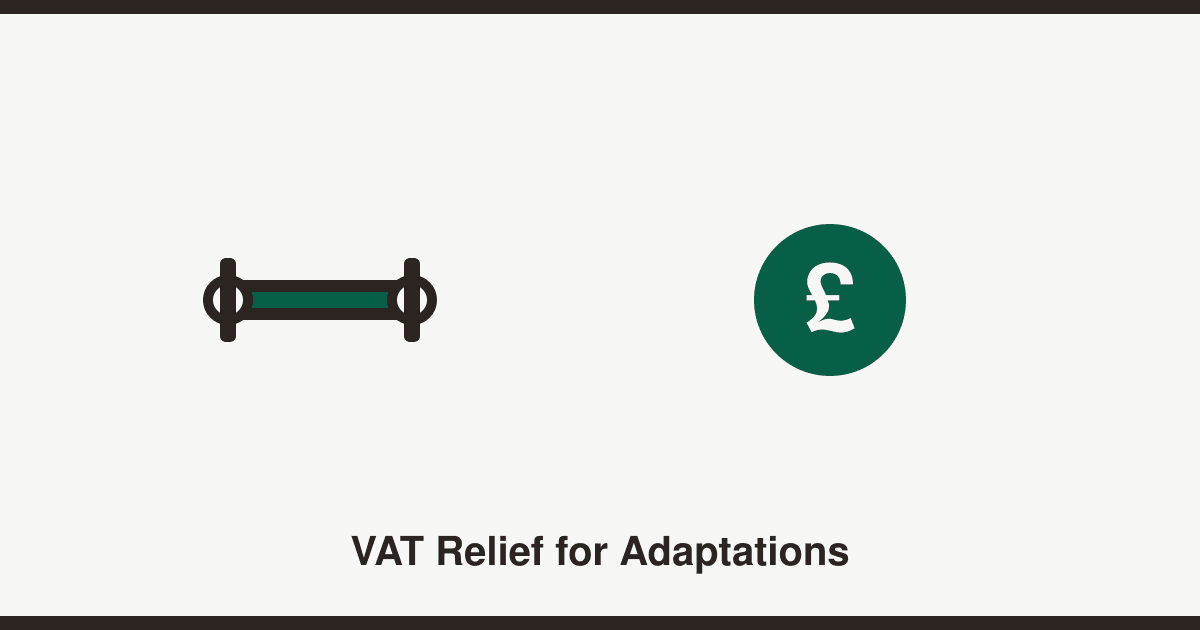 VAT relief for disabled bathroom adaptations: what actually qualifies