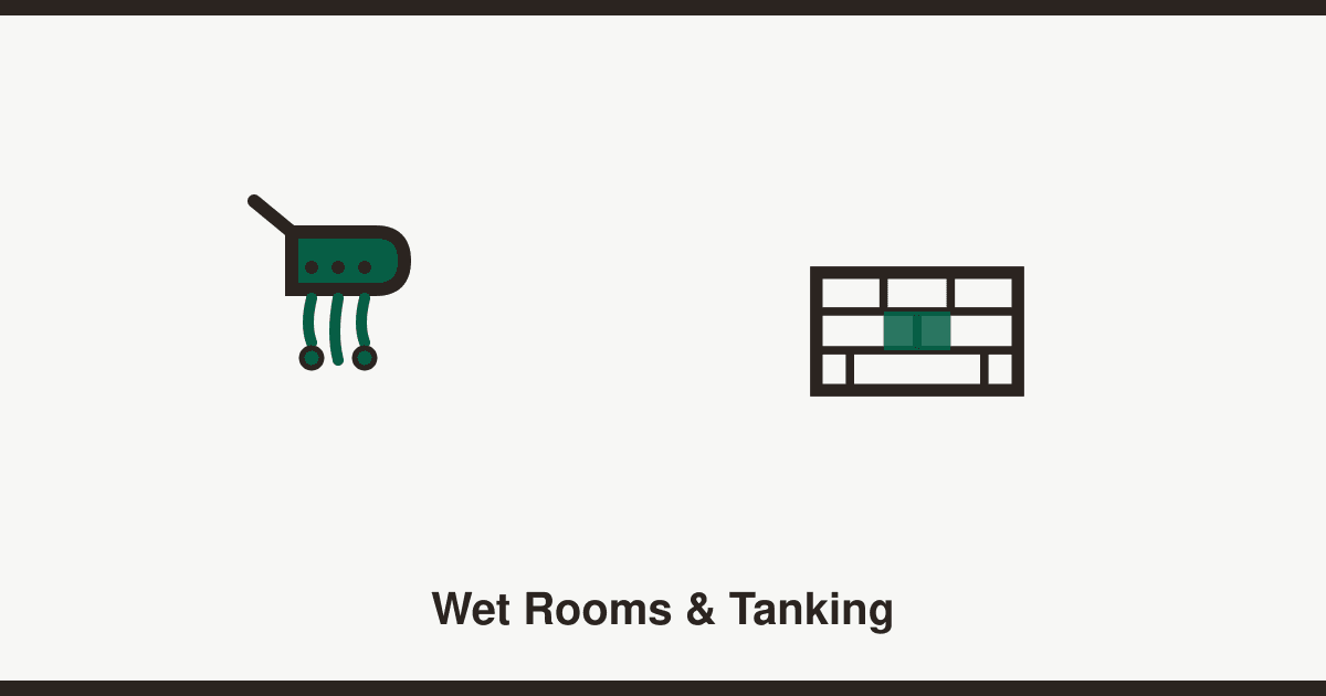 Wet room installation costs and what tanking actually involves